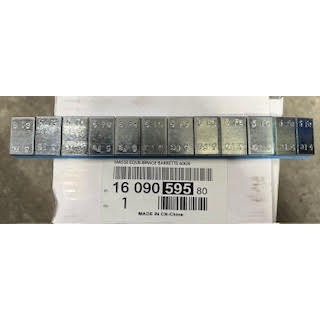 E:BARETTE DE MASSES ADHESIVES ROUE ALUMINIUM