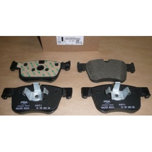 JEU DE 4 PLAQUETTES FREIN AV