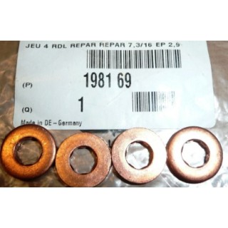 JEU DE 4 RDL REPAR D INJECTEUR