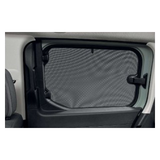 JEU DE 2 STORES PARE-SOLEIL DE VITRES DE PORTES ARRIERE COULISSANTES