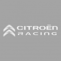 Autocollant Citroën Racing Blanc