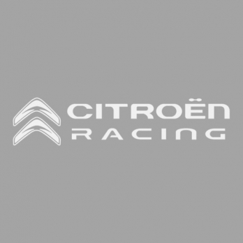 Autocollant Citroën Racing Blanc