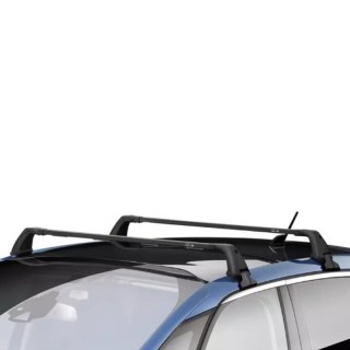 JEU DE 2 BARRES DE TOIT TRANSVERSALES ACIER