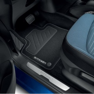 JEU DE TAPIS MOQUETTE AIGUILLETEE AVANT ET 2EME RANGEE