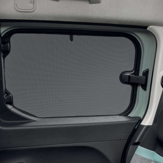 JEU DE 2 STORES PARE-SOLEIL DE VITRES DE PORTES ARRIERE COULISSANTES