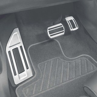 KIT PEDALES ET REPOSE PIED ALUMINIUM POUR VEHICULE AVEC BVA